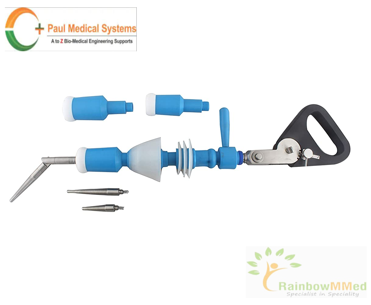 Laparoscopic Uterine Manipulator - Stainless Steel, 20cm & 15cm Sizes | Reusable, Autoclave Sterilized, A+ Grade, Multiple Use