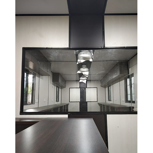 White Prefabricated Portable Office Cabin