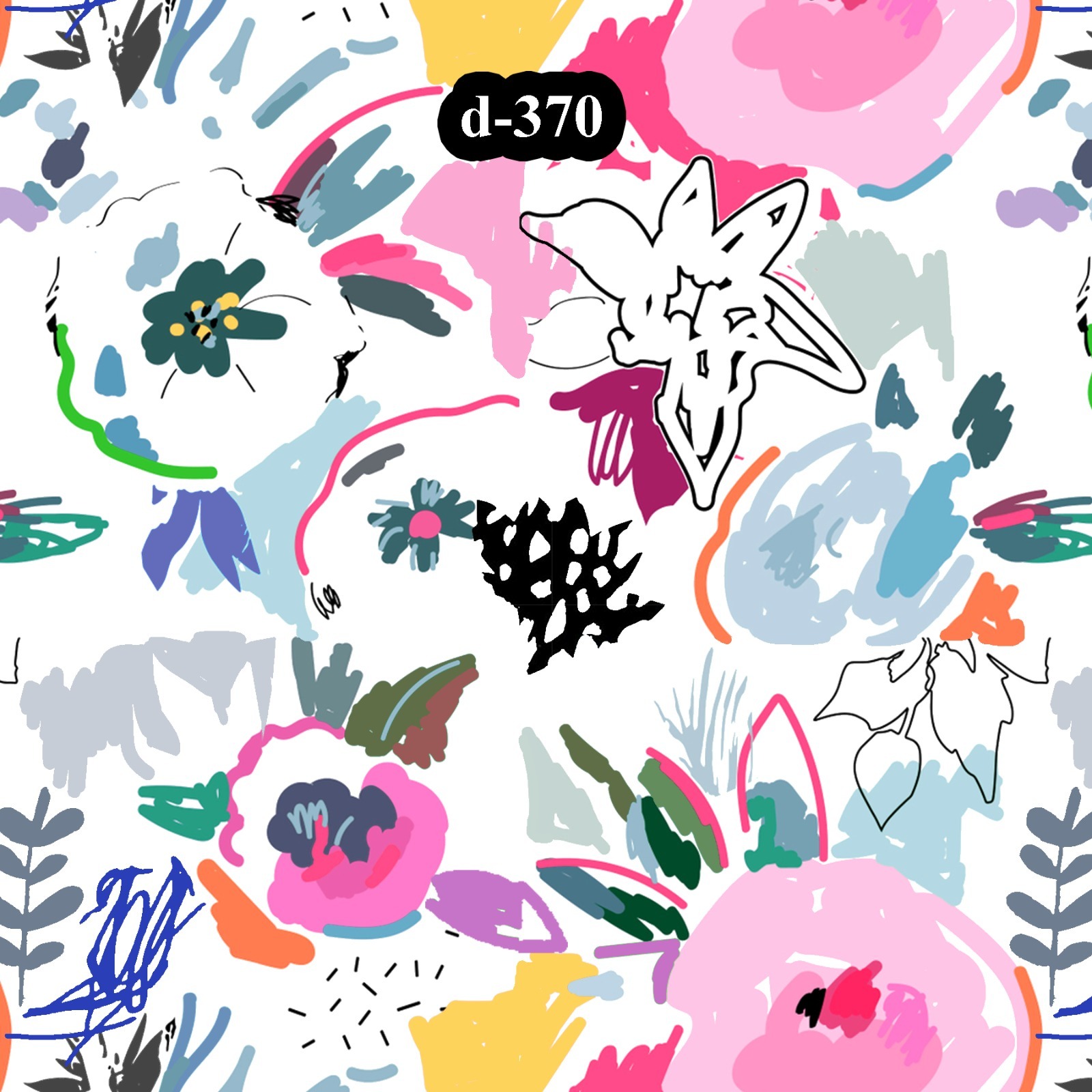 Digital Print Pure Modal Silk Fabrics - 100% Silk, 44 Meter Width | Bright Shine, Soft Texture, Plain Style