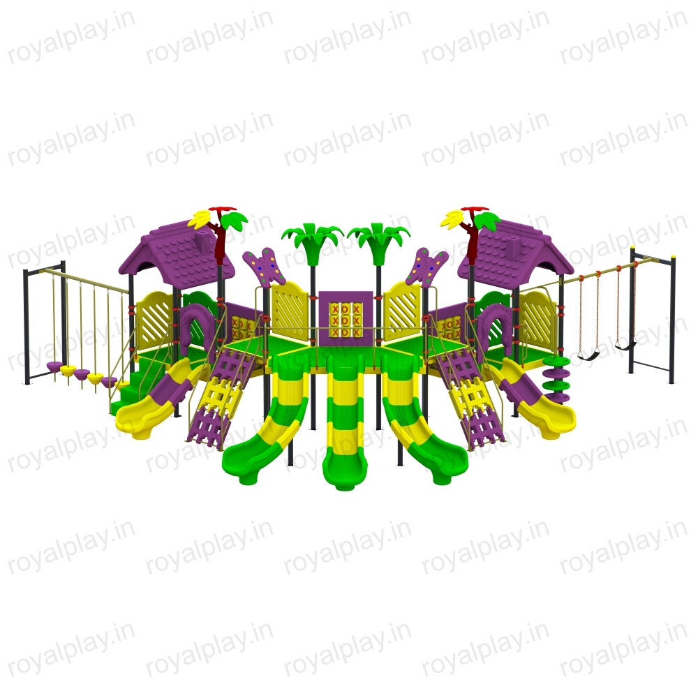 Outdoor Playground Multi Play Station - Material: Roto