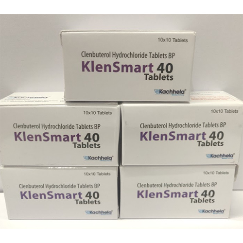 Klensmart 40 Mg Tablet Ingredients: Clenbuterol Hydrrochloride Tab (Bp)