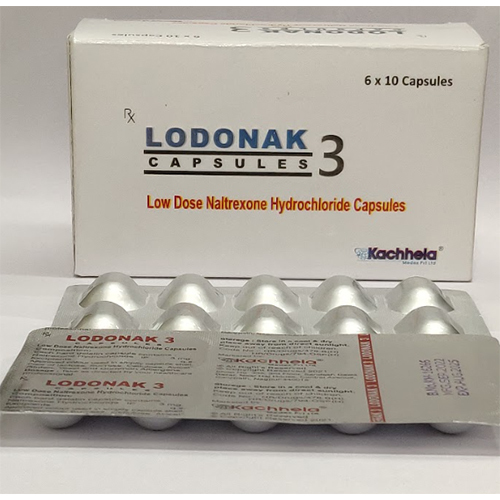 Lodonak 3 Mg Capsules Ingredients: Low Dose Naltrexone Hcl Cap