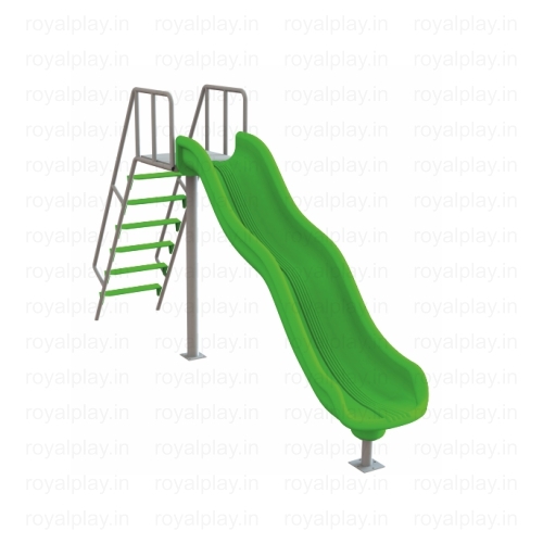 Outdoor Frp Straight Slide - Size: L-13.19ft X W-2.56ft X H-6.60ft