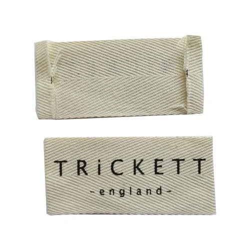 Printed Cotton Labels - Multicolor Rectangular Design, Flexible Thickness from 0.5mm to 5mm for Garment Industries