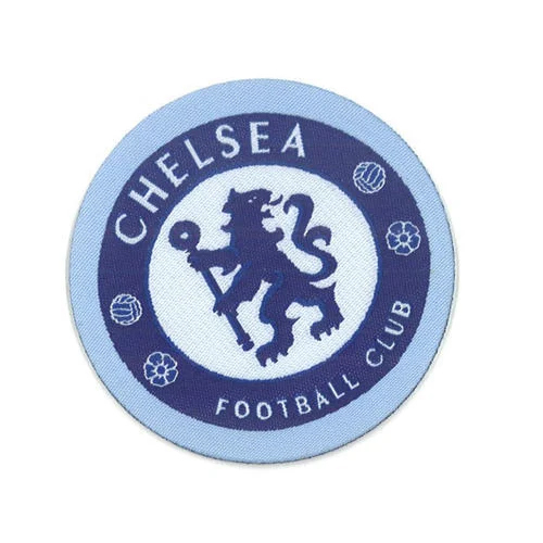 लेजर कटिंग लेबल के साथ बहुरंगा बुना हुआ पैच