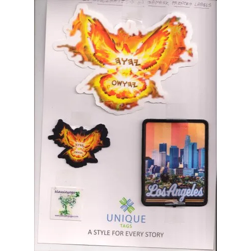 Dye Sublimation Labels - High-quality Material, Custom Thickness & Shape Options | Vibrant Multicolor, Water And Heat Resistant, Smooth Glossy Finish
