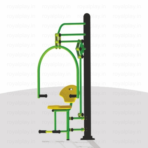 Stepper Single - 2.5 Ft X 2.1 Ft Manual Gym Equipment | Adjustable Strength Training, Foam Seat Cover, 1-year Warranty, Laser Welding Technology