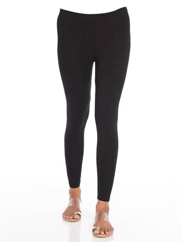 क्विक ड्राई ब्लैक एंकल लेगिंग्स