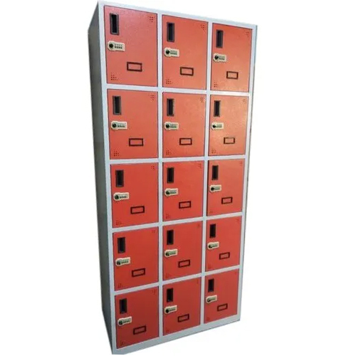 न्यूमेरिक लॉक के साथ ऑरेंज 15 डोर स्टोरेज लॉकर