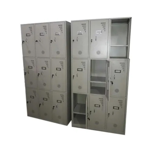 Gray Industrial Stainless Steel Storage Locker