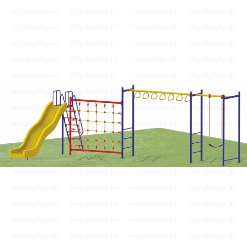Frp Outdoor Multiplay Station Cs08 - Color: Multicolor
