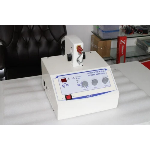 Mild Steel Tnt Digital Cervical Lumbar Traction Physiotherapy Machine - Power Source: Electric