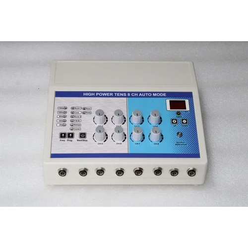 Tnt Handheld High Power 8ch Tens Dual Channel Physiotherapy Machine - Material: Iron