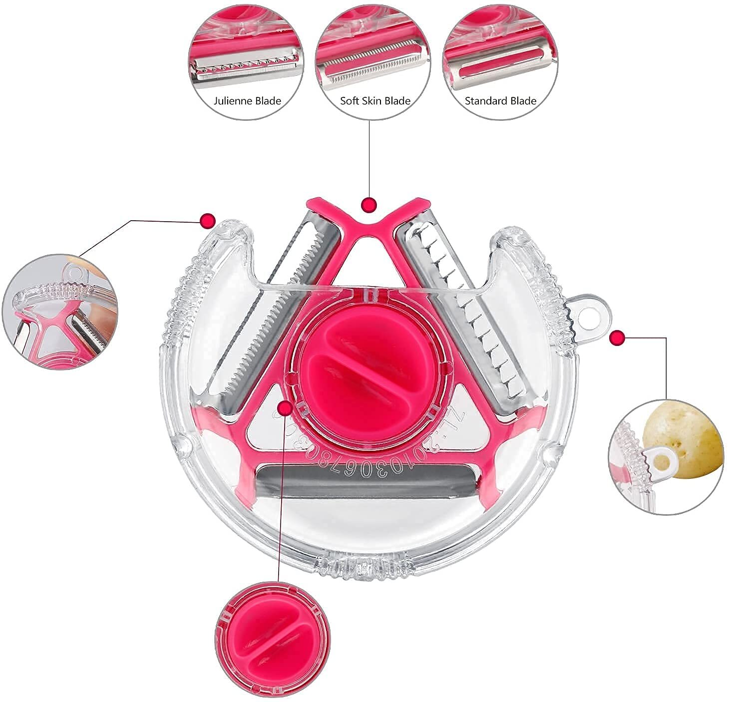 3 In 1 Multifunctional Peeler