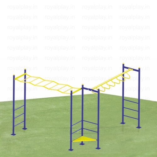 Glider Playground Climber - Frp Material, H-7.2ft X L-10ft X W-1.6ft | Durable, Designed For 3-4 Children, Ideal For Gardens And Lawns