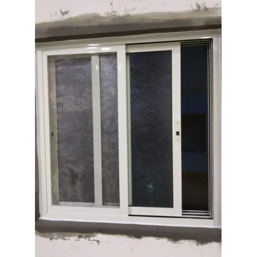 White 14Mm Upvc 3 Track Sliding Window