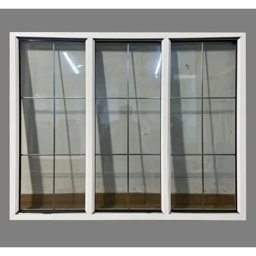 6mm Upvc Fixed Window - Laminated Glass, Polished White Finish | Ideal For Hotels And Villas With Single Glazing And 6mm Thickness