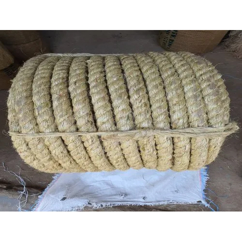 Sisal Twisted Rope - Jute Material, Available in Various Sizes, Brown Color | Industrial Style with Durable Twisted Design