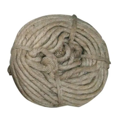 Jute Spun Twisted Rope - Jute Material, Various Sizes Available, Brown Color - Durable, Ideal for Commercial Use, Twisted Style