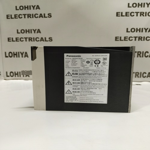 Panasonic Mddht3530 Ac Servo Drive - High Precision Control, Compact Design , Versatile Applications In Industrial Automation