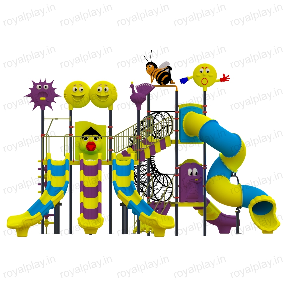 Outdoor Multi Play System - Roto Material, 36x20x18 Inches | All Weather Resistant, Non Toxic & Food Grade Colors, Reliable Durability, Ideal For Ages 5 To 12