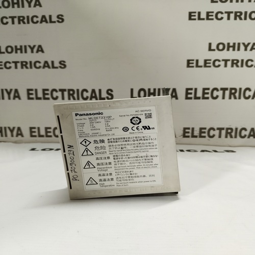 Panasonic Mldet2310p Ac Servo Drive - Compact Design, High Efficiency Performance, Advanced Control Features For Precision Applications
