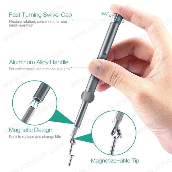 Screwdriver Tool Metal Magnetic Kit 50 In 1 Premium