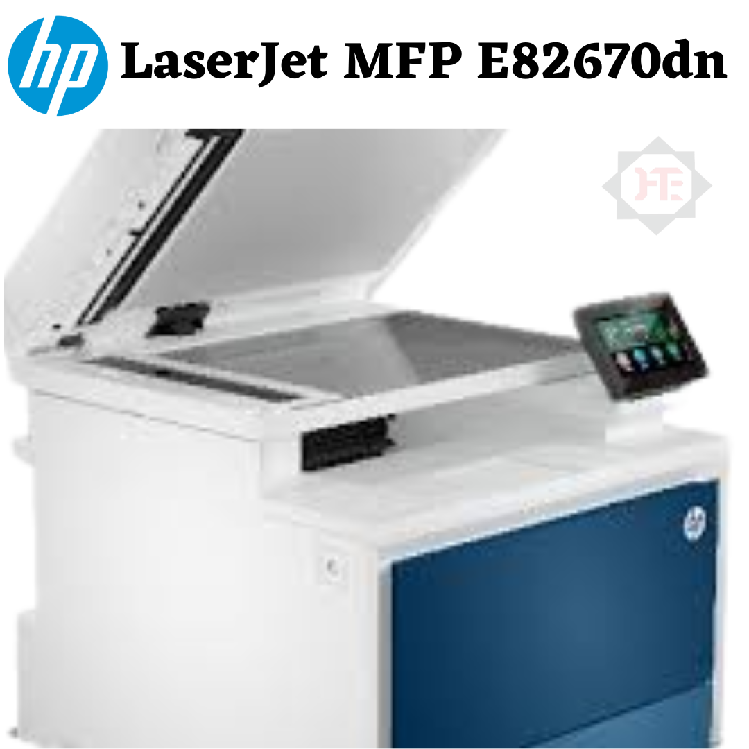 White Hp Laserjet Managed Mfp E82670dn A3 Size Auto Duplex Copier Printer Scanner