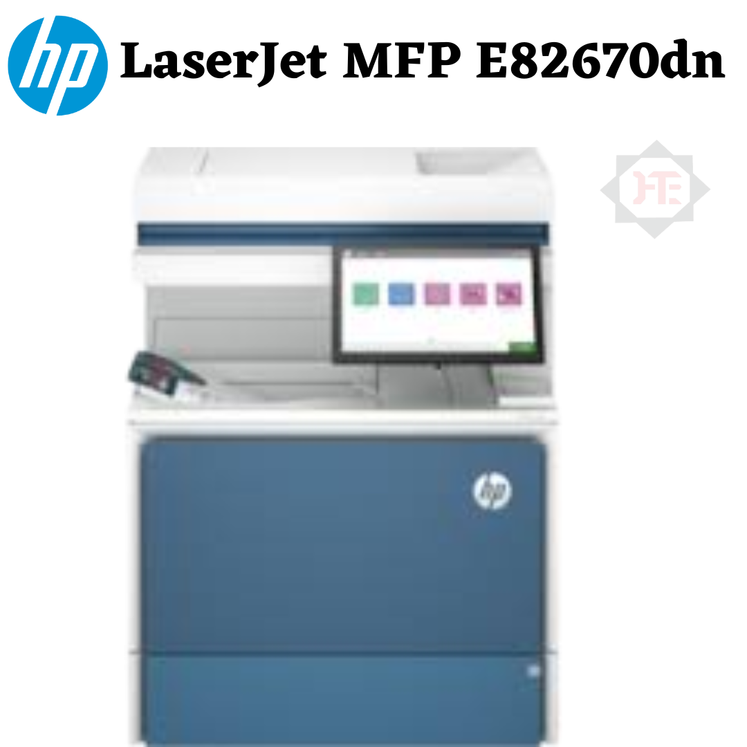 White Hp Laserjet Managed Mfp E82670dn A3 Size Auto Duplex Copier Printer Scanner