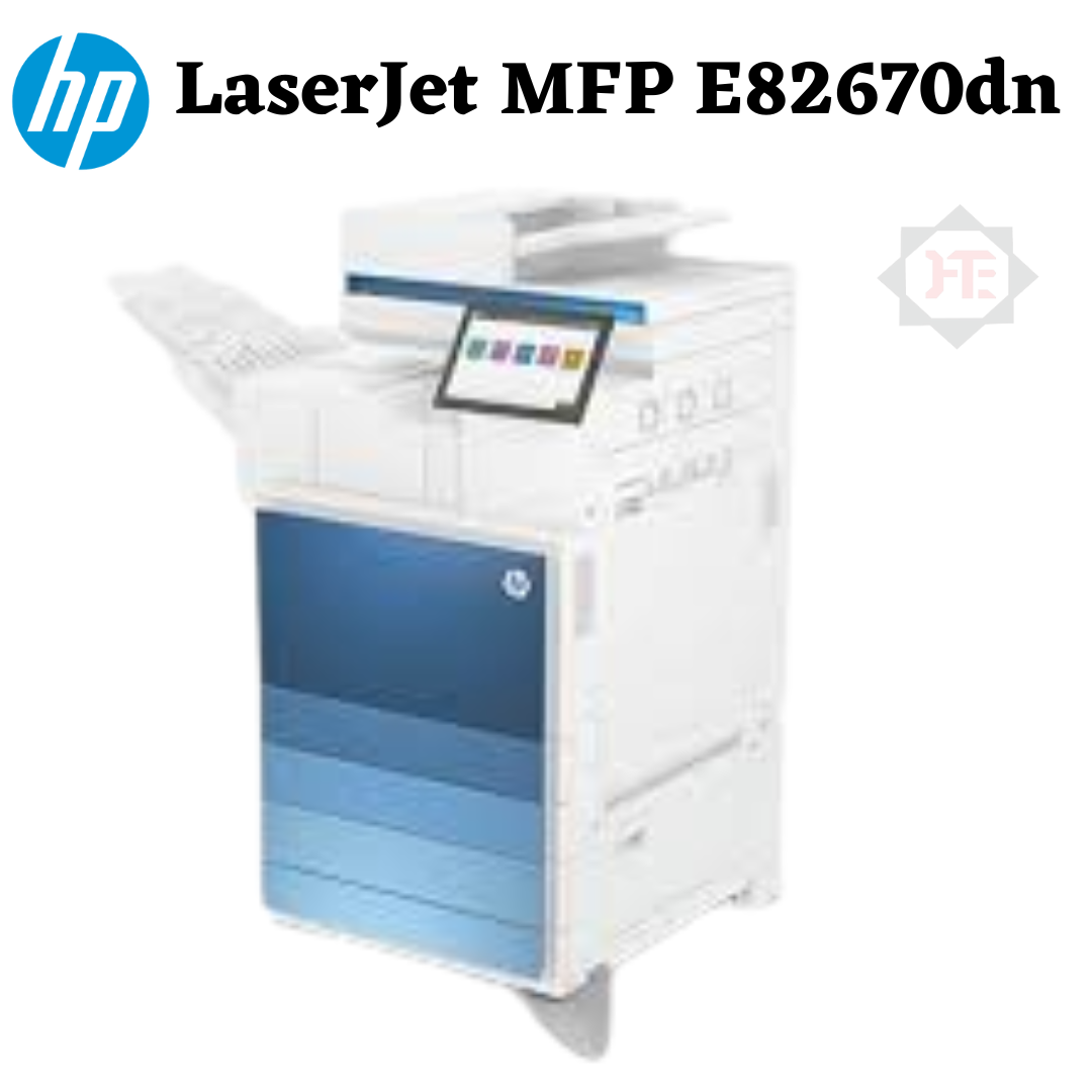 White Hp Laserjet Managed Mfp E82670dn A3 Size Auto Duplex Copier Printer Scanner