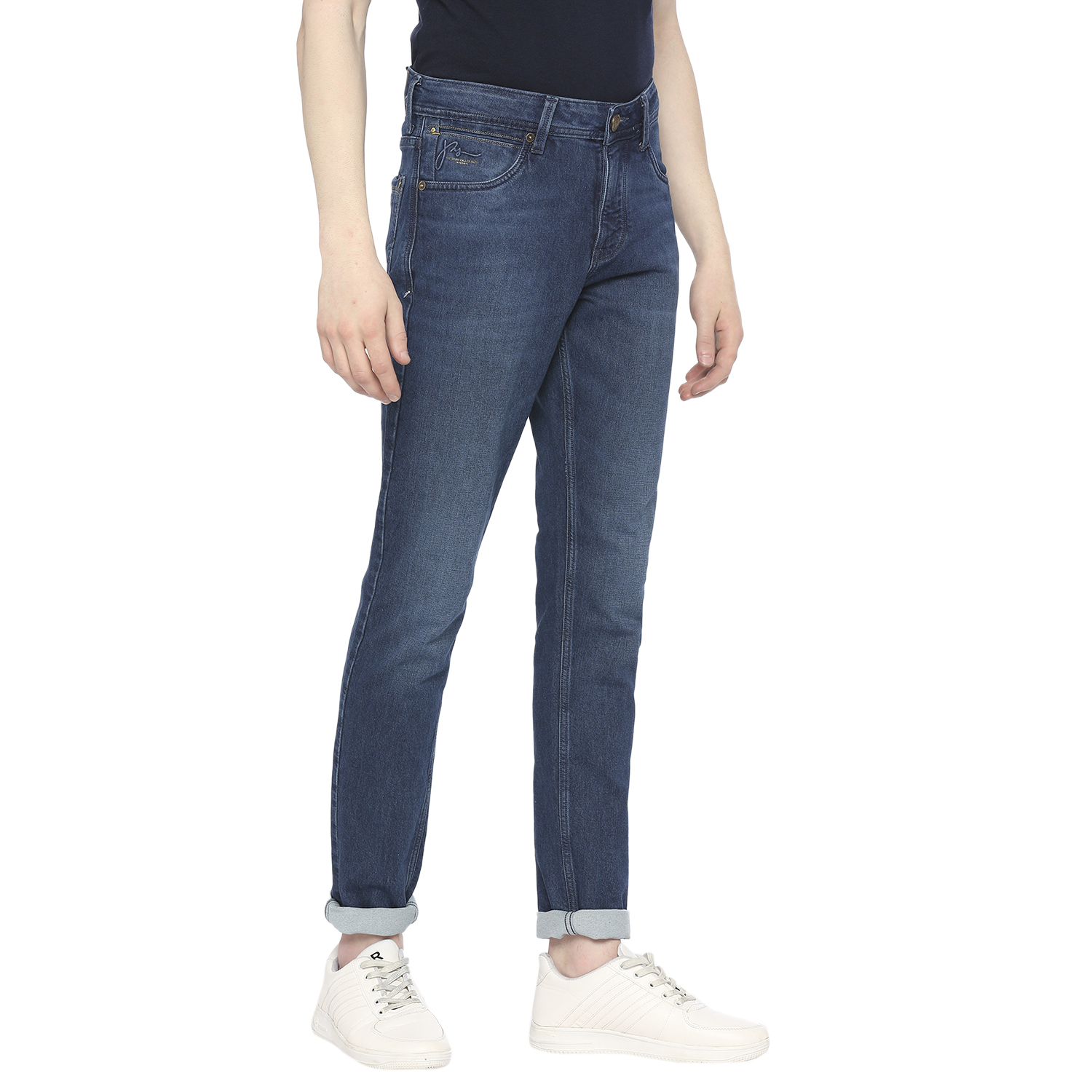 Integriti Attitude-1082 Sknft Dex - Denim Skinny Fit Jeans | Washable, Plain Dyed, All Sizes, Suitable For All Seasons