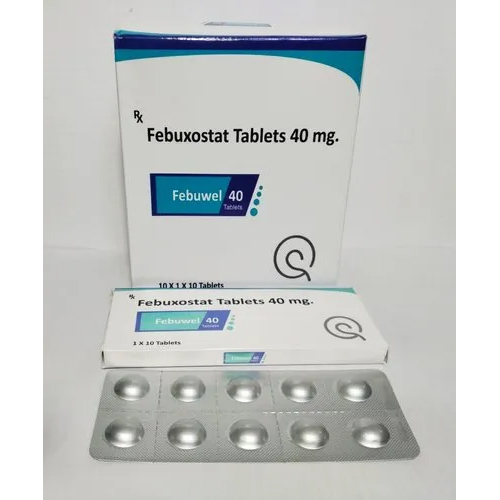 Febuwel Febuxostat Tablet 40mg - General Medicine Dosage as Per Doctor | Store in Dry Place, Tablet Form