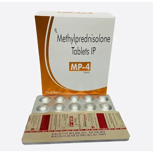 Methylprednisolone Tablets Ip 4Mg - Drug Type: General Medicines