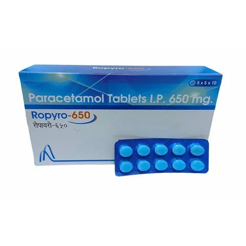 पेरासिटामोल टैबलेट I P 650 Mg सामान्य दवाएं