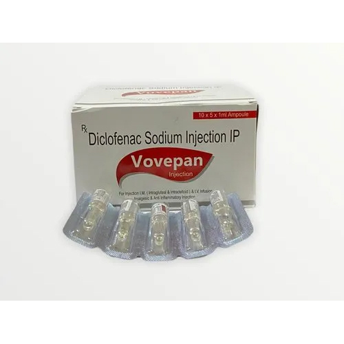 लिक्विड वोवेपन इंजेक्शन डिक्लोफेनाक सोडियम इंजेक्शन 1ml Ampules