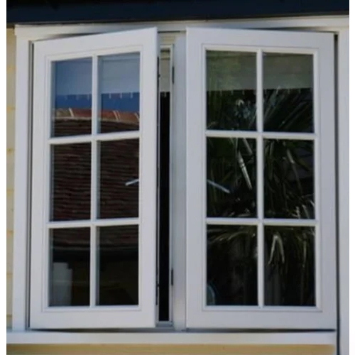 जॉर्जियाई बार के साथ UPVC फ्रेंच विंडो आवेदन: औद्योगिक