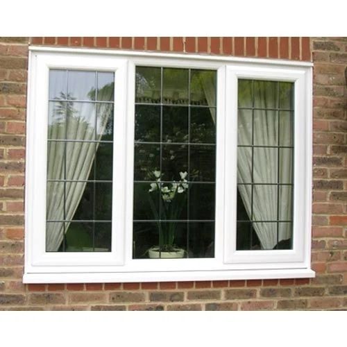 UPVC Casement Window - High Quality, Different Sizes Available | Industrial Application, White Color