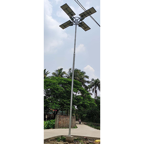 ग्रे 42 वॉट फोर आर्म्स हाई मास्ट लाइट