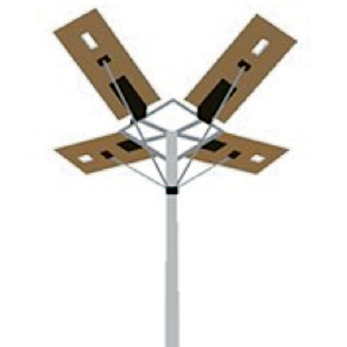 व्हाइट 30 वॉट फोर आर्म्स हाई मास्ट लाइट