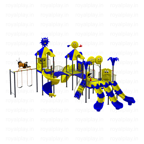 Outdoor Double Slide - Color: Multicolor