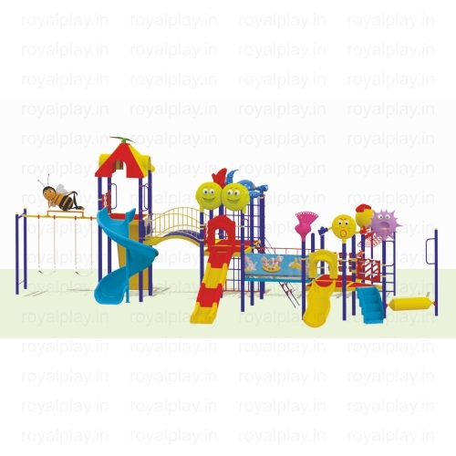 Frp Outdoor Playground Multi Activity Play Station