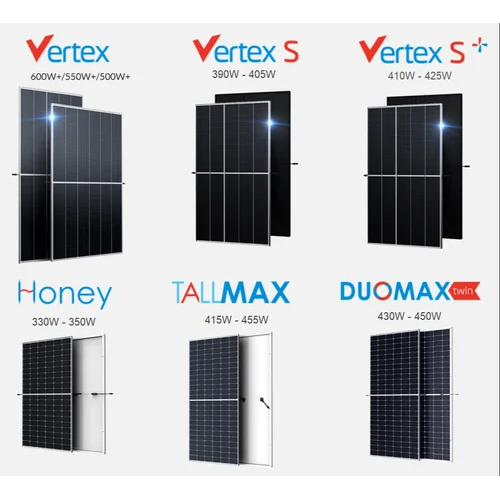 Vertex Tsm De-19 Solar Panel - Monocrystalline Silicon, Customized Size, 21% Efficiency, 27-year Warranty | High Reliability & Easy Installation