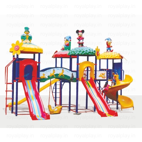 Kids Outdoor Multi Activity Play Station - Material: Frp