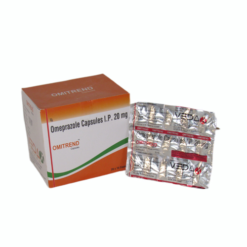 20mg Omeprazole Capsules IP - Adult Tablet Form for GERD Relief | Room Temperature Storage, General Medicine for Stomach Acid Control
