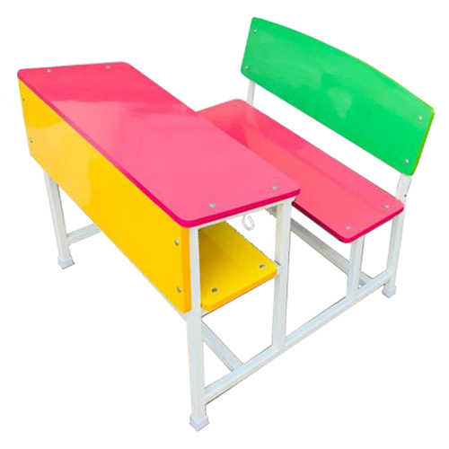 टिकाऊ ड्युअल डेस्क और बेंच
