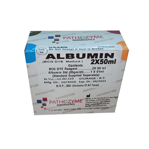 Albumin Test Kit Pathozyme Purity(%): 94%