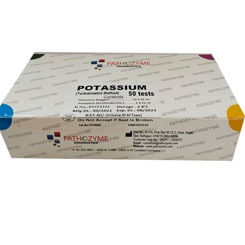 Potassium Test Kit Grade: Pharmaceutical