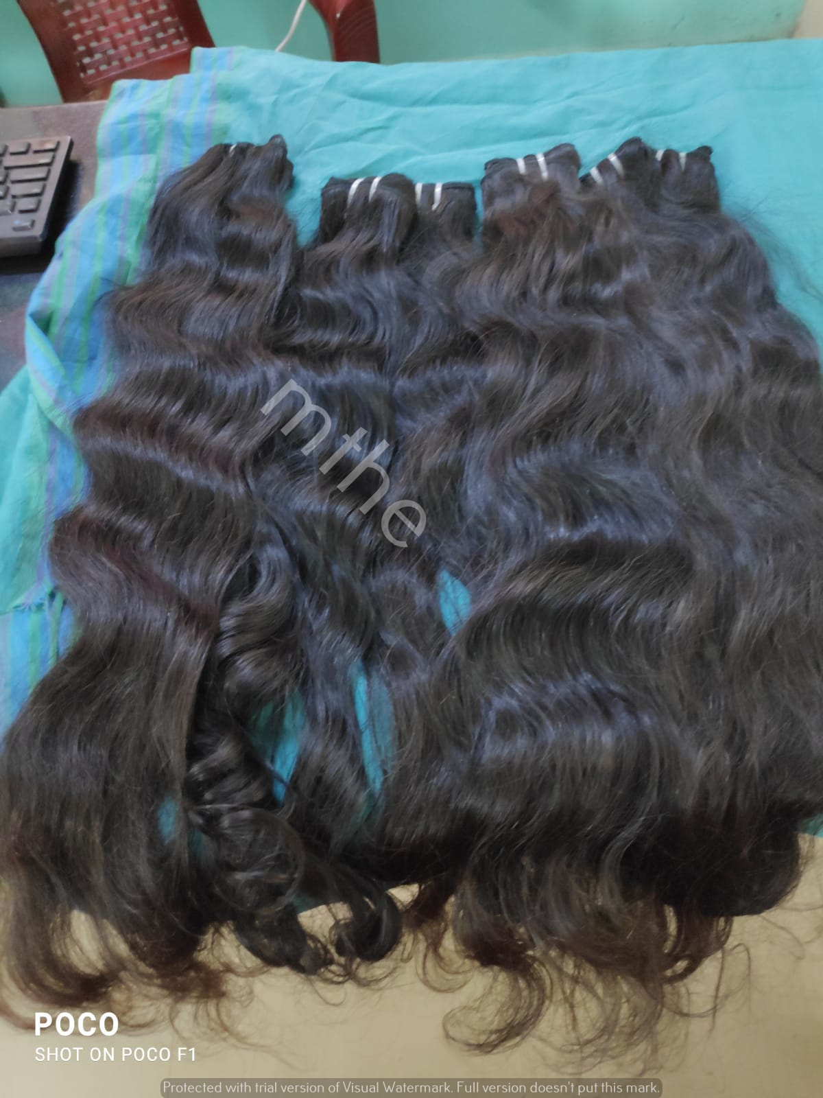 Fresh Temple Black Body Wavy Human Hair Extensions - Color: Natural Brown