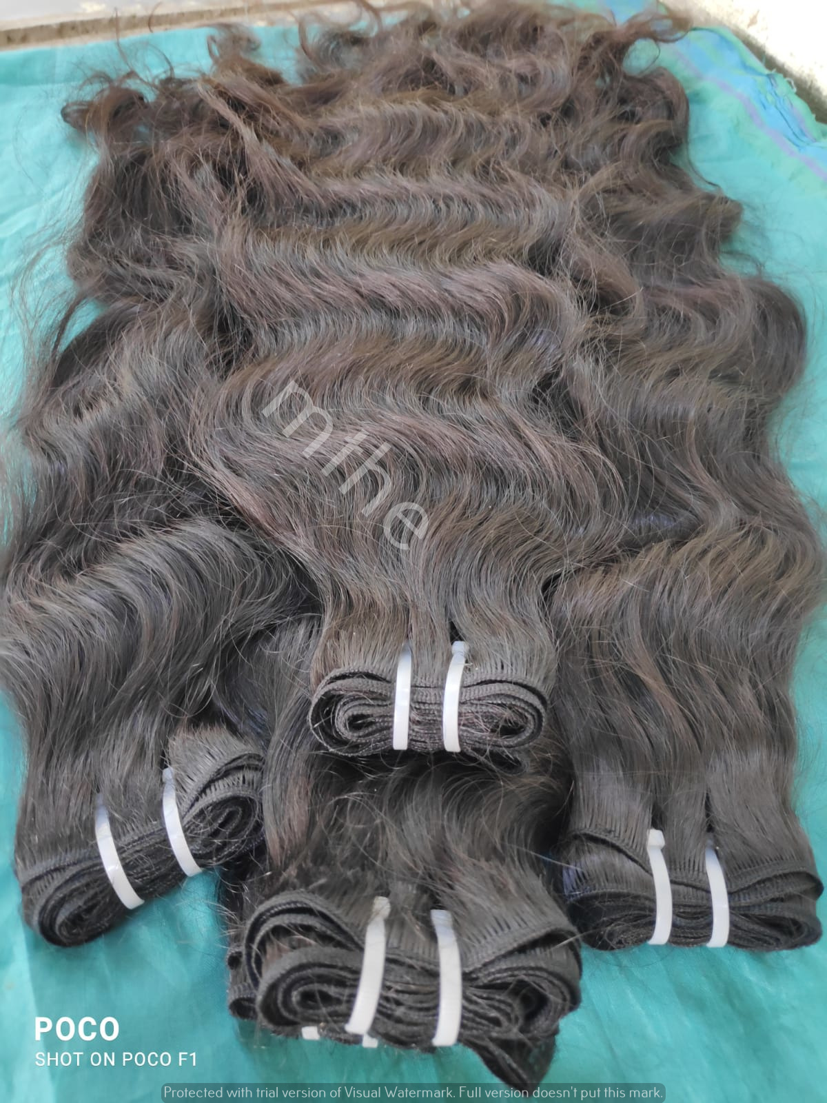 Fresh Temple Black Body Wavy Human Hair Extensions - Color: Natural Brown