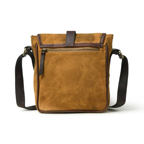 Modern Canvas Side Bag - Canvas Material, Adjustable Size, Brown Color | Lightweight, Minimalist Design, Versatile Wear Options